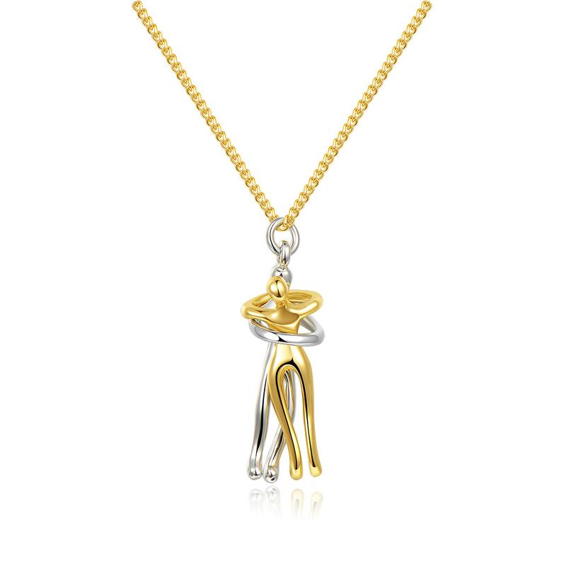 Halskette mit Umarmung im Love-Stil