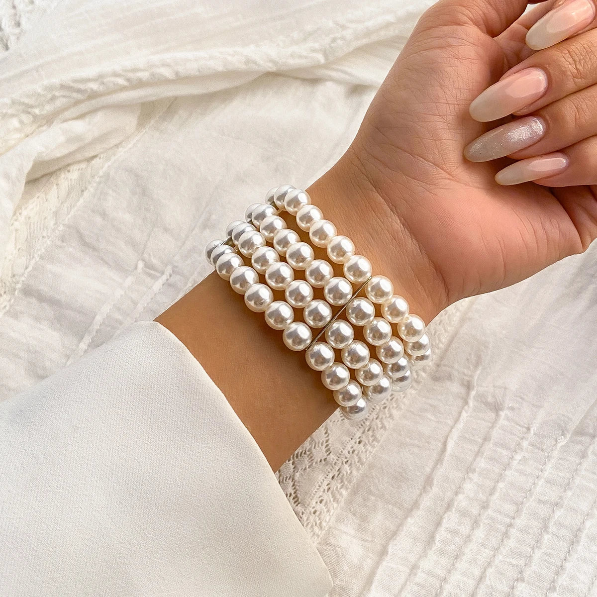 Floé Pearl ribbon - pack of 4 - fits all wrists