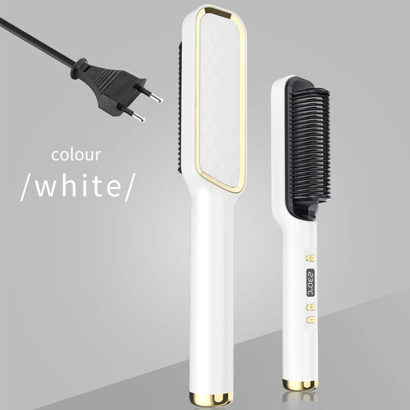 Peigne électrique chauffant multifonctionnel pour lisser les cheveux