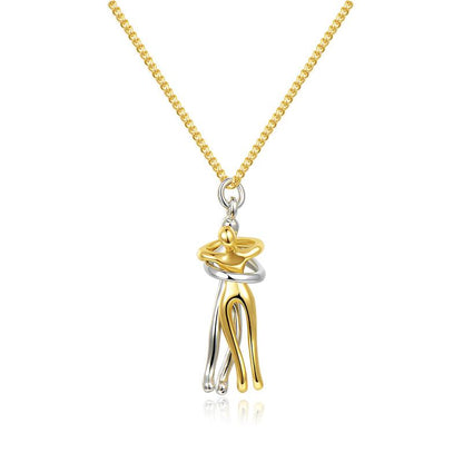 Halskette mit Umarmung im Love-Stil