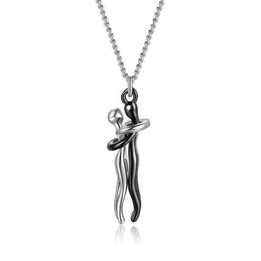 Halskette mit Umarmung im Love-Stil