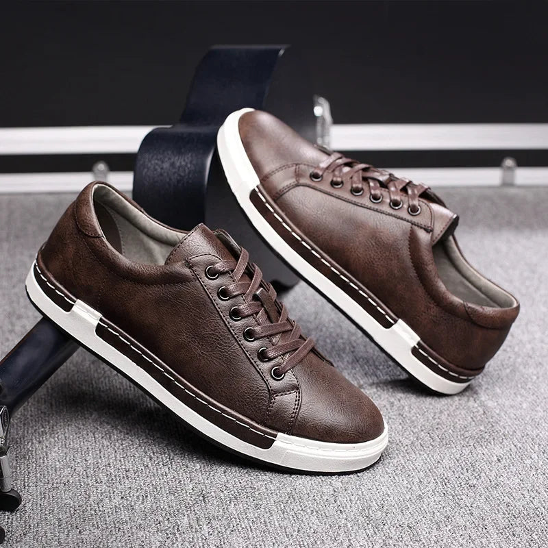 Men's Leather Sport Sneakers