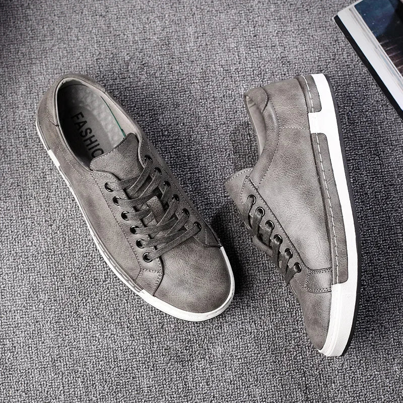 Men's Leather Sport Sneakers