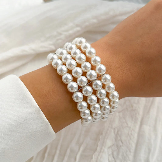 Floé Pearl Band – 4er-Pack – passt an jedes Handgelenk