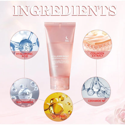 Masque de nuit au collagène - pack de 3