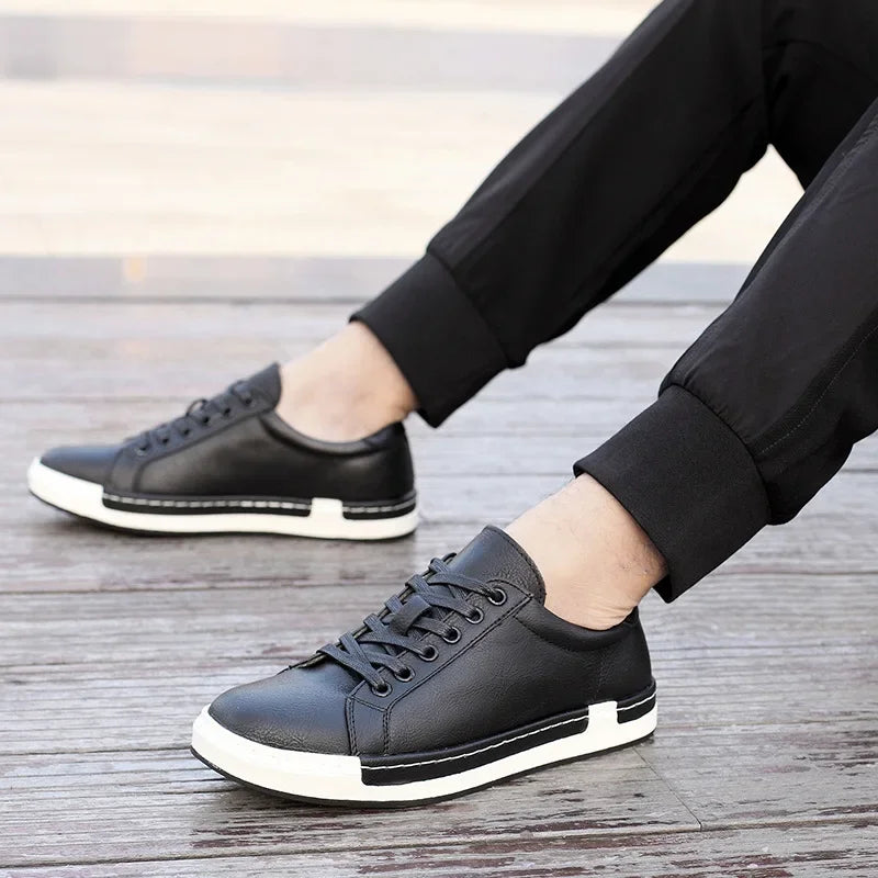 Men's Leather Sport Sneakers