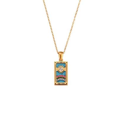 Tarot Card Necklace