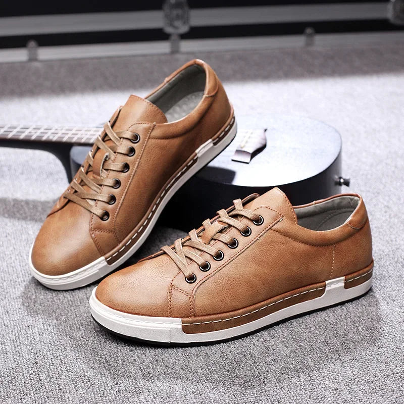 Men's Leather Sport Sneakers