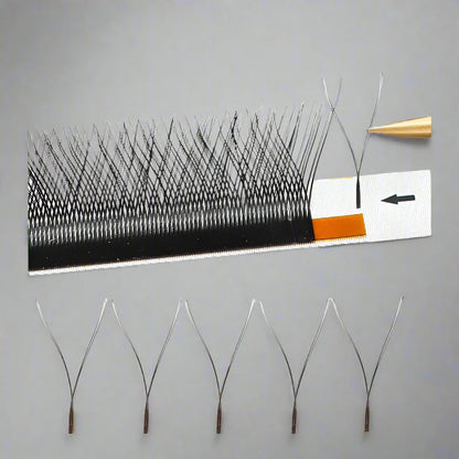Maria YY Volumen-Wimpernverlängerung – M/L Curl Russian Lash Bundles für makellosen Glamour