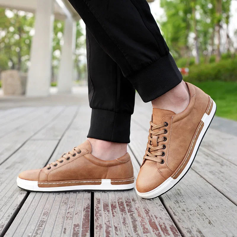 Men's Leather Sport Sneakers