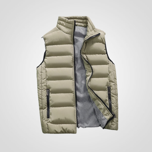 Men's Lightweight Insulated Vest for Cold Weather