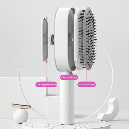 HairGenius Selbstreinigende Haarbürste 