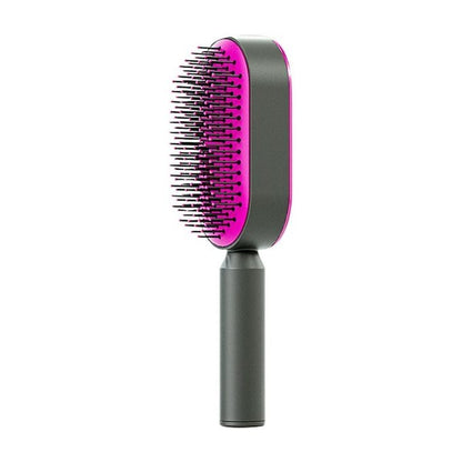 HairGenius Selbstreinigende Haarbürste 