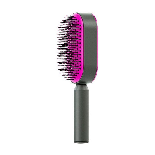 HairGenius Selbstreinigende Haarbürste 