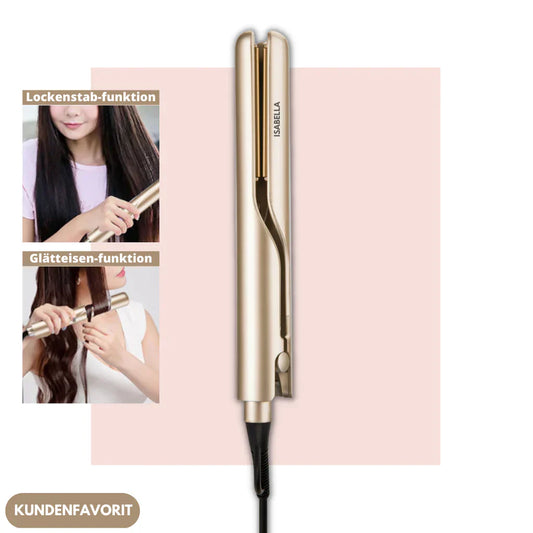 Isabella™ 2-in-1 Hairstyler: Glattes oder lockiges Haar in Sekunden! 